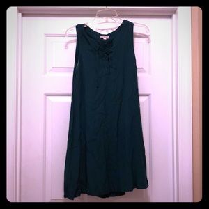 A line teal dress